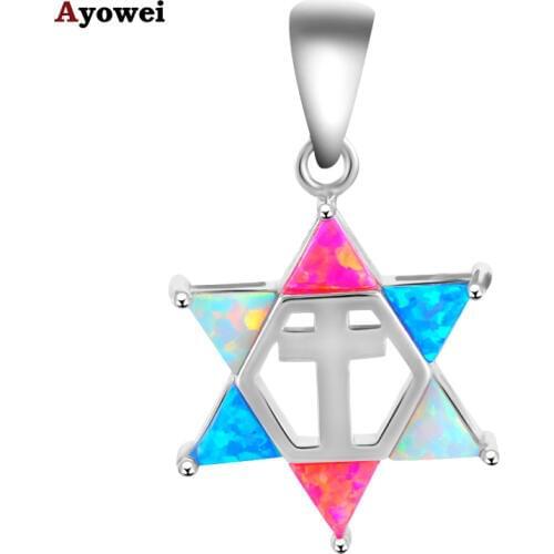 New come Designer ! Noble Color fire Opal Fashion Silver stamp Pendants fashion jewelry for women OP456