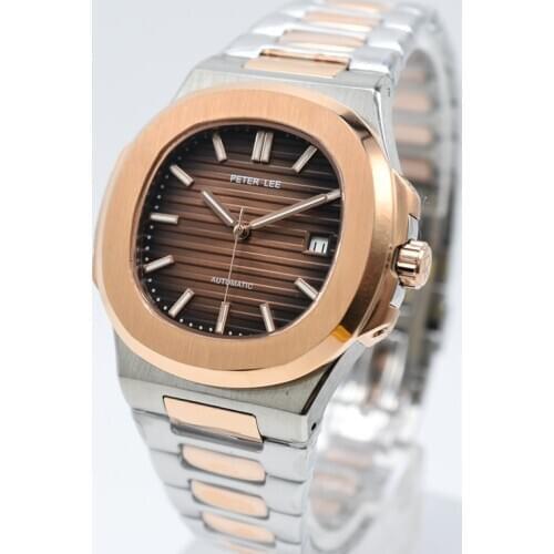 PETERLEE Mens Gold Watch