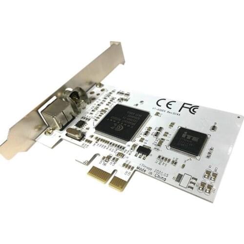 PCI-E Expansion Card PCIE to AV Surveillance HD 640X480 Resolution Video Capture Card Built-in CX23881 Chip