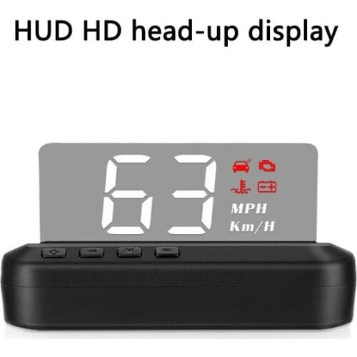 1PCS OBD HUD Head-up Display Car Speed Projector Auto Speedometer KMH/MPH Compatiable with All Cars, Truck Vehicle