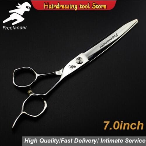 "7.0inch Professional Scissors Dog Pet Grooming Polishing Tool Animal Hair Cutting Scissors Stainless Steel Type Model Number"