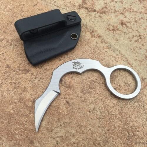 THE ONE EDC Karambit D2 Fixed Blade Claw Knife Hunting Tactical Survival Tactical Pocket Knife Multi-Tools Gift Knives