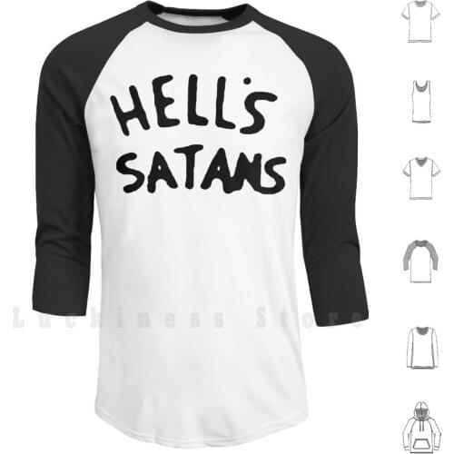 Hells Satans Hoodies Long Sleeve Hell Satans Satan Mc Motorcycle Biker Homer Hells
