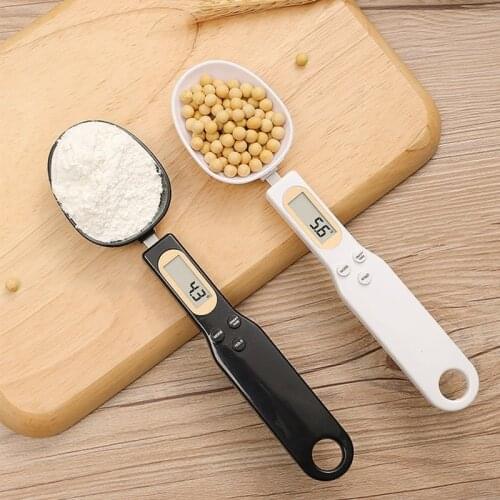 LCD Digital Kitchen Scale Electronic Cooking Food Weight Measuring Spoon 500g 0.1g Coffee Tea Sugar Spoon Scale Kitchen Tool