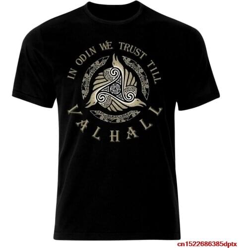 Wikinger Viking Valhalla Thor Odin Valknut Symbol Pagan Loki T-Shirt