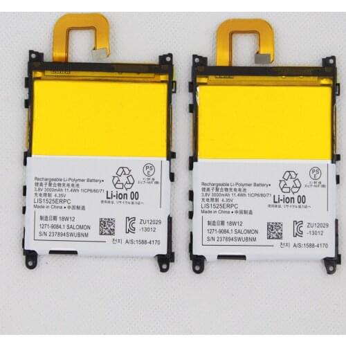 10pcs/lot LIS1525ERPC Real 3000mAh Battery For SONY Xperia Z1 L39H C6903 L39T L39U C6902 Battery Replacement