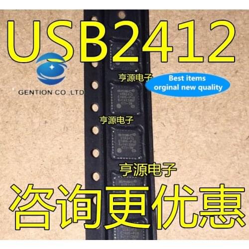 10PCS USB2412-DZK-TR USB2412 USB2412-DZK QFN in stock 100% new and original