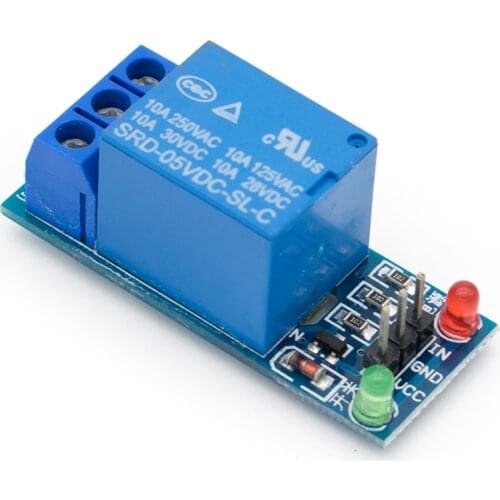 100pcs 1Channel 5V Relay Module Low level for SCM Household Appliance Control