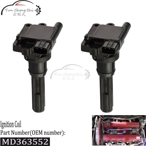 2 PCS ORIGINAL QUALITY IGNITION COIL MD363552 MD362907 MD321461 FOR MITSUBISHI AIRTREK I LANCER 2.0L GDI (2003-)