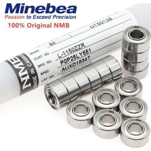 50pcs original NMB high speed ball bearing L-730ZZ L-940ZZ L-1150ZZ L-1360ZZ 683ZZ 684ZZ 685ZZ 686ZZ 3x7x3 4x9x4 5x11x5 6x13x5mm