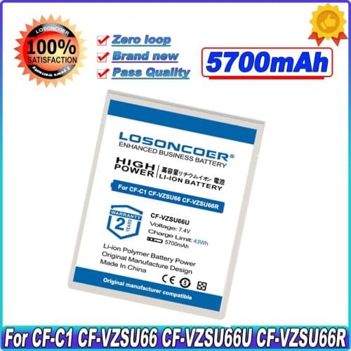 5700mAh Laptop Battery For Panasonic Toughbook CF-C1 CF-VZSU66 CF-VZSU66U CF-VZSU66R CF-C1BWFAZ1M CF-C1MDB21 CF-C1AT01GGE