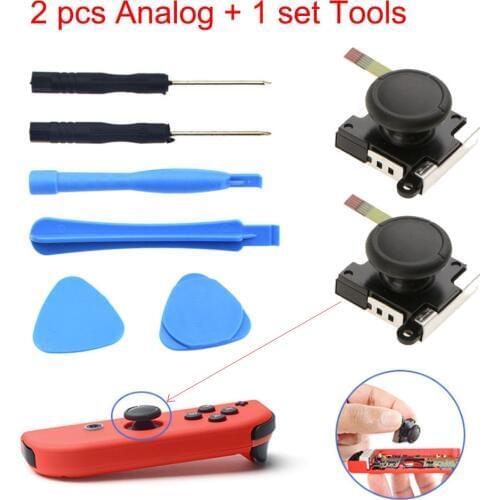 For Nintend Swith JoyCon Replacement 3D Analog Thumb Stick for Nintendo Switch NS Joy Con Joystick Sensor Module Repair Tool