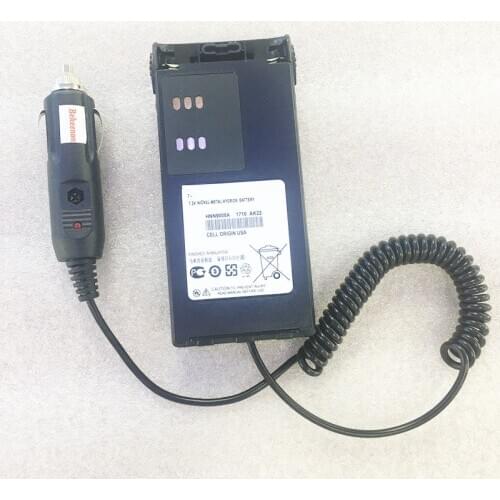 Car Charger Eliminator input DC12V for motorola GP328 GP338 GP340 PTX760 PRO5150 GP960 GP580 etc walkie talkie