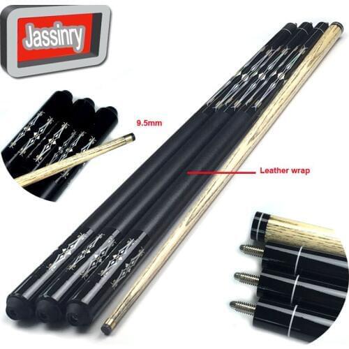 Free shipping SC002 Snooker ball arm cues 9.5mm rubber wood Pool cues in 1/2 split Joint leather wrap Billiards accessories