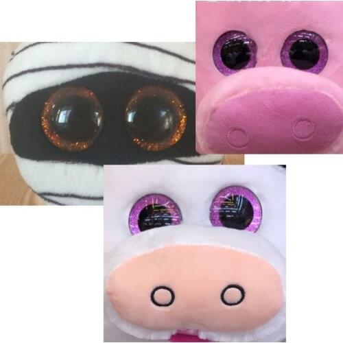 16 20 24mm 10pcs Shinning Plastic Doll Eyes Craft Eyes DIY For Plush Bear Stuffed Toys Animal Puppet Dolls
