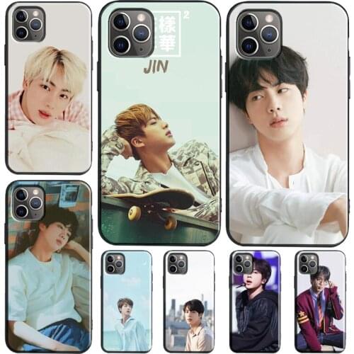 Kim Seok Jin TPU Case For iPhone 11 Pro Max XR X XS Max 6S 8 7 Plus SE 2020 12 Pro Max mini Cover