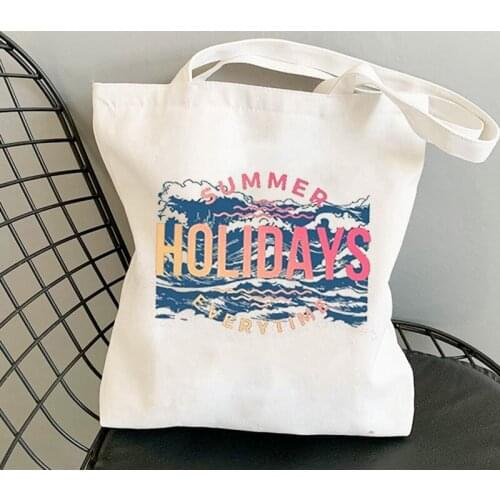 Letter Printing Canvas Bag Shopper Bag Harajuku Large Capacity Punk Gothic Style Women Bags Classic Vintage Shoulder Bag Handbag