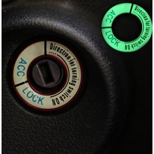 Car Ignition Key Hole Switch Ring Cover Trim For Peugeot 307 308 3008 Citroen C4