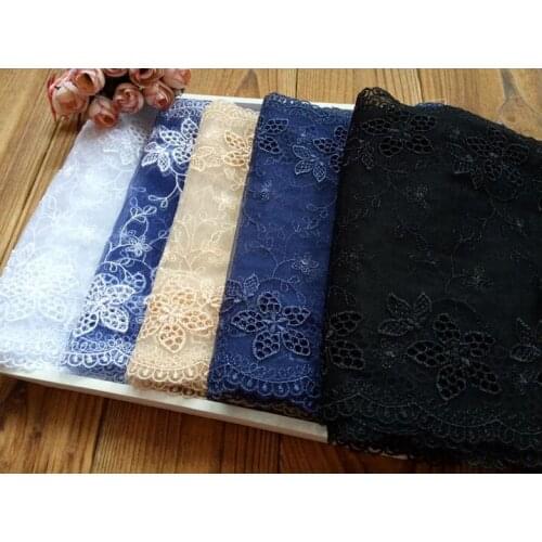 1 Meter Hot 2016 New Embroidery Lace Trim DIY Handmade Lace Accessories Textile Fabrics
