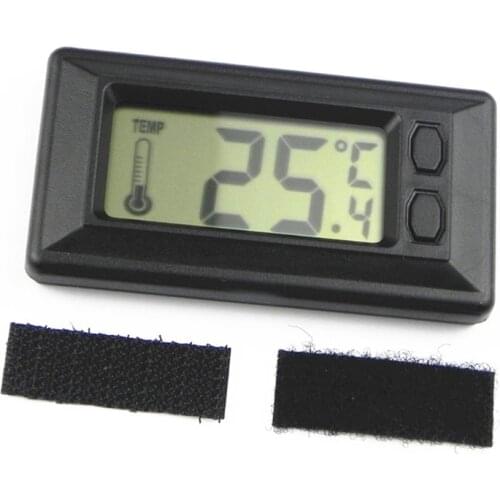 Mini Weather Station LCD Digital Waterproof Electronic Dashboard Thermometer Temperature Monitor Tester for Car Home Bed