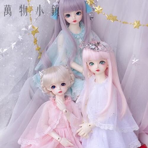 New Lovely White/Pink/Blue Little Stars Skirt BJD 1/4 1/6 YOSD MSD Doll Clothes
