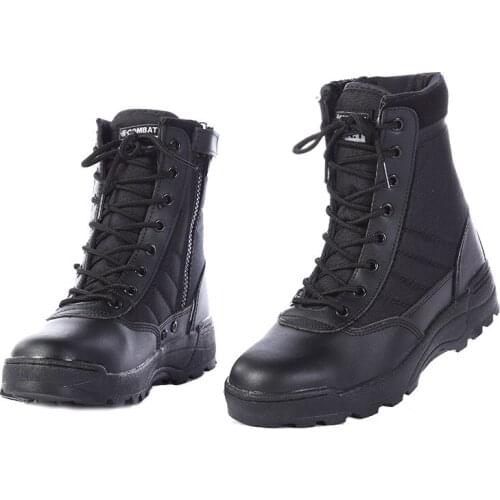2021 New Us Military Leather Boots for Men Combat Bot Infantry Tactical Boots Askeri Bot Army Bots Army Shoes Erkek Ayakkabi