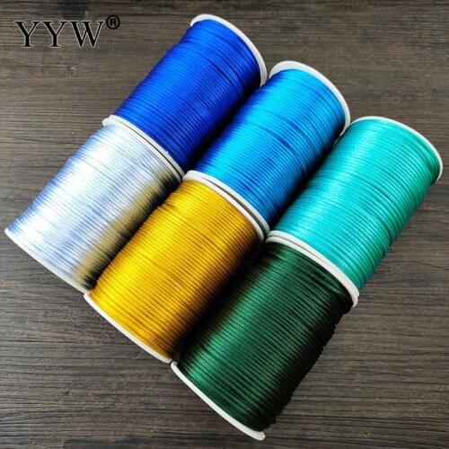 Wholesale 100m/Spool Nylon Cord Polyamide Cord Cotton Cord String High Quality For Diy Beading Braided Bracelet Jewelry Making