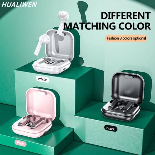 True Wireless 5.0 Binaural Bluetooth Earphone in-Ear for Vivo Huawei Oppo Android Apple Universal Ultra-Long Life Battery