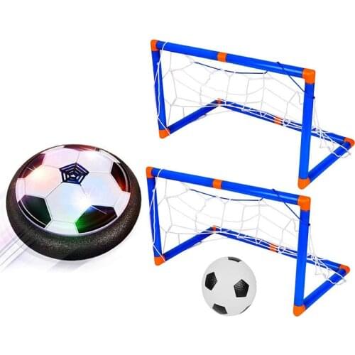 Hot Air Suspended Football Floating Children Flashing Sport Toy Ball Toys Hovering Multi-surface Indoor Gliding Football Boy