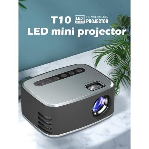 New T20 Mini Portable Storage Bag 1080P USB HD 320x240 Pixel LED Home Photo Media Video Player Cinema Projector