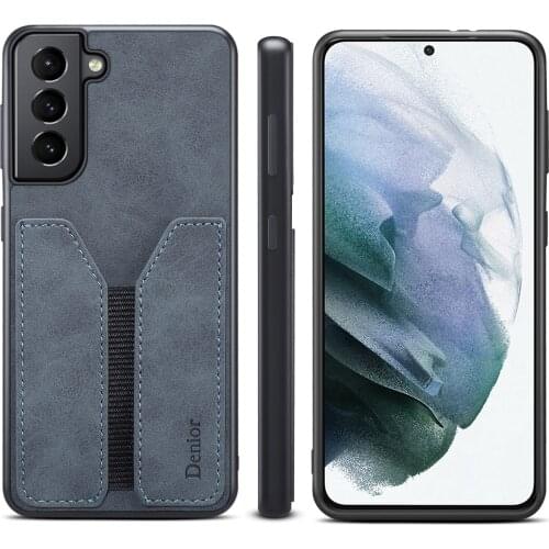 Luxury High Quality Shockproof Credit Card Pocket Leather Mobile Phone Case For Samsung S21 Plus Ultra Back Cover Fundas Coque