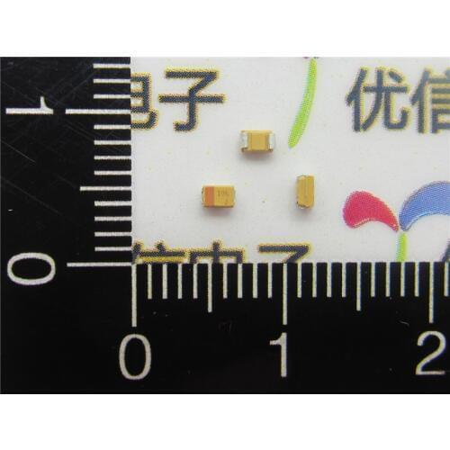 20pcs/lot High Quality SMD tantalum capacitor 10UF 0805 6.3V 10UF P type 10% tantalum capacitor 6.3V