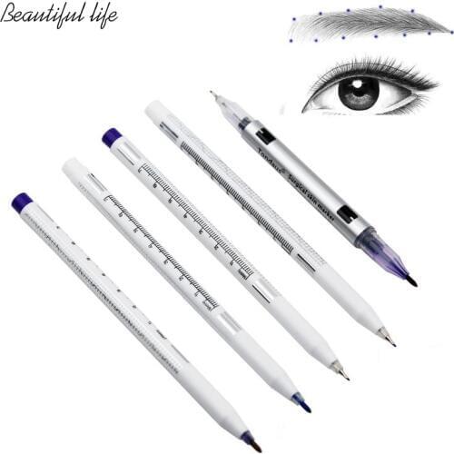 1 pcs surgical skin marker medical marker tattoo with ruler marking tool tattoo eyebrow tattoo permanent tattoo surgical marker