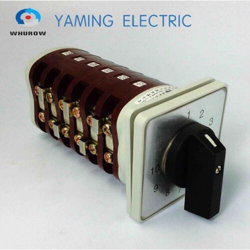 10 position rotary switch 6 pole switch cam switch changeover switch 63a bx6 welding machine Manufacturer