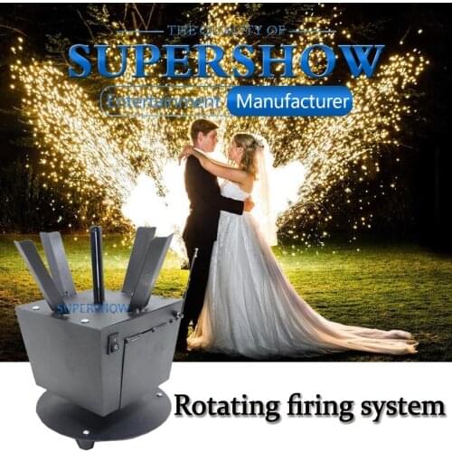 4Pcs/Lot Wedding Equipment Rotation Pyro Wireless Remote Control Machine Fireworks Firing System Stage Effects Machine