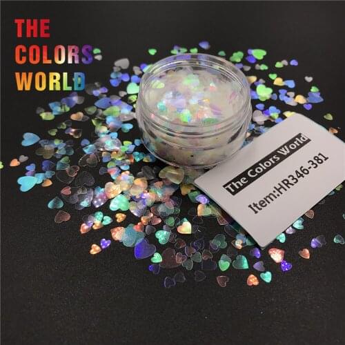 TCT-391 Heart Shape Valentines Day Color Nail Glitter Nail Art Decoration Makeup Tattoo Tumblers Craft DIY Accessoires Festival