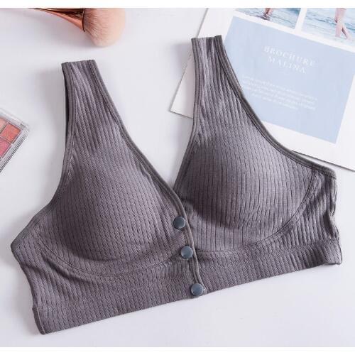 Maternity Nursing Bra Padded Plus Size Open Bbreast Bra Seamless Sleep Nursing Bra Breastfeeding Pregnant Women Undershirt Bra
