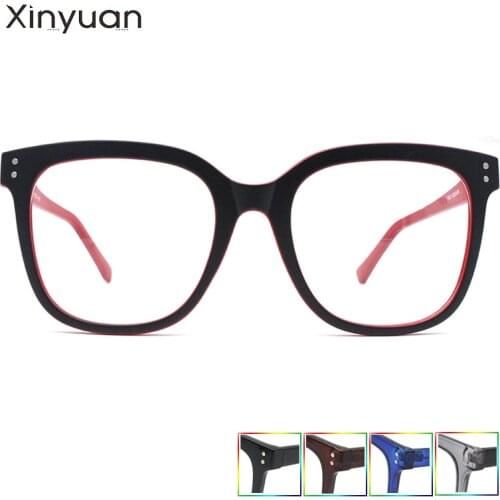 CP013 Fashion Transparent Glasses Big Size Optical Glasses Frames For Women Square Men Eyeglasses Eyewear Frame Oversize Oculos