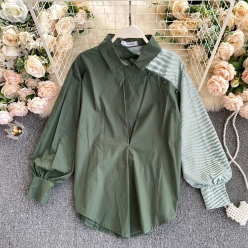 Женские рубашки в полоску Finer Choi's China At AliExpress