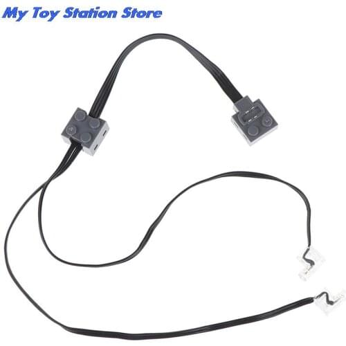 New 37CM Technic Power Function 8870 LED Light Link Line Cable For Lego Train Vehicle