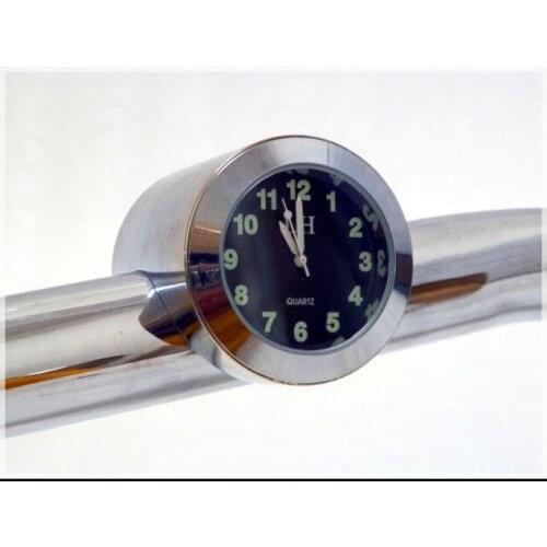 7/8" - 1'' Motorcycle Handlebar Bar Mount Clock for Yamaha Cruiser Chopper