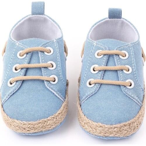 Spring Autumn Newborn Baby Girl Boy Soft Sole Anti-skid Toddler Infant Sneaker Shoes Casual Prewalker Fall Ins