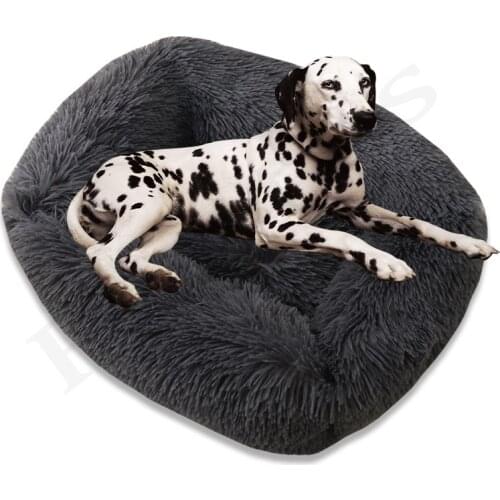 12 Colors Square Long Plush Dog Bed Soft Cozy Pet Beds Cat Mat For Little Medium Large Pets Winter Warm Sleeping Pet Mats