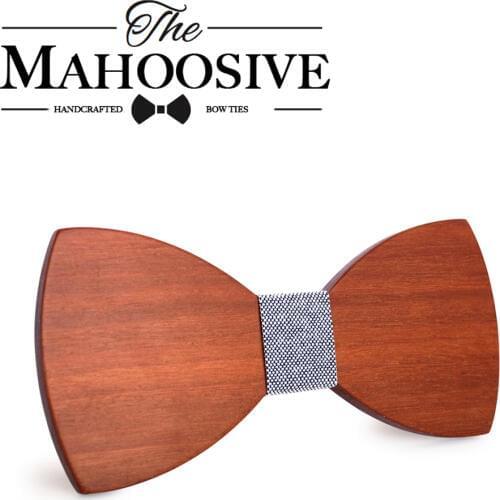 Mahoosive butterfly Wooden Tie Bow Ties Bowtie Butterflies Great Gift For Men Wedding Color Necktie Corbatas gravata