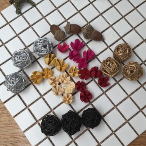 1pcs Natural Pistachio Jack Purcell Large Oak 3cm Color Vine Bal Handmade DIY Material Dried Flower Oak Chestnut Preserved Fresh