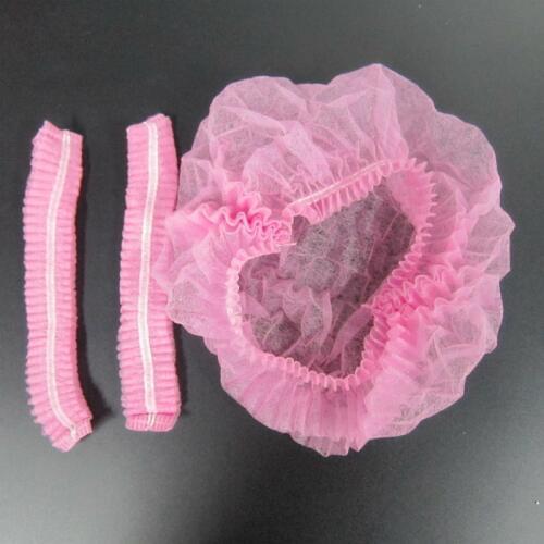 10PCS Non-woven Disposable Shower Caps Dust Hat Women Men Bath Caps For Spa Beauty Salon Bathroom Bonnets Hotel Accessories Hair