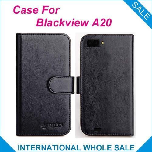 Original! Blackview A20 Case ,6 Colors High Quality Leather Exclusive Case For Blackview A20 Cover Phone Bag Tracking