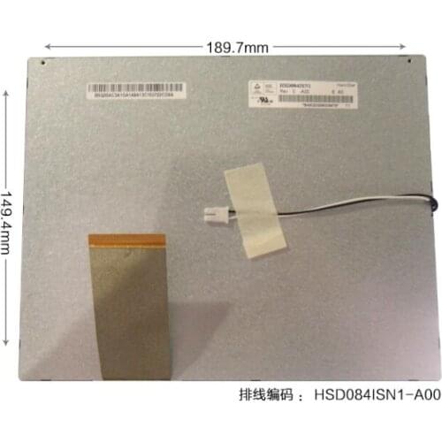 Original HSD084ISN1-A00 industrial equipment notebook game console 8.4 inch LCD screen