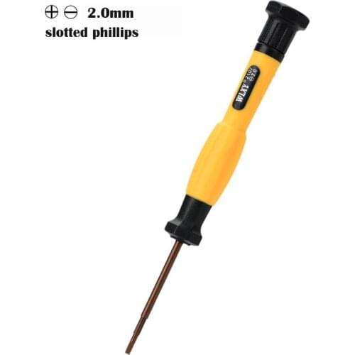 2.0mm Slotted Phillips Screwdriver Magnetic Tip Screw Driver Flat Cross Head Screwdrivers Laptop Mobile Phone Repair Tool