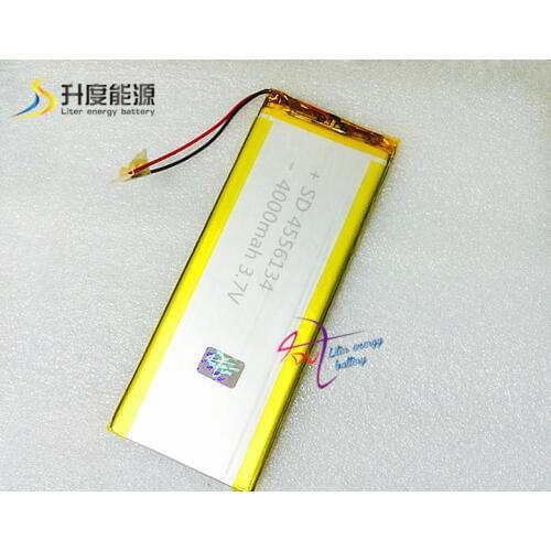 SD rechargeable lithium polymer 3.7v 4000mah 4556134 battery for tablet PC